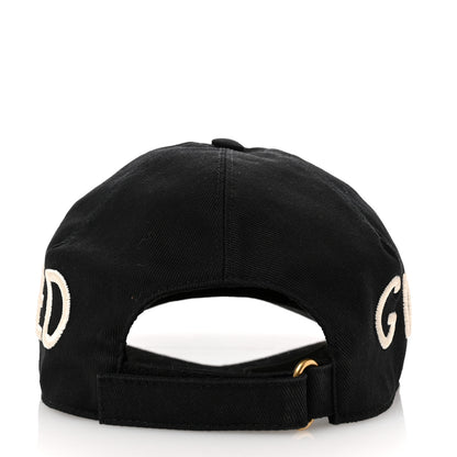 Gucci Cotton Loved Gucci Baseball Hat M Black 6 of 10
