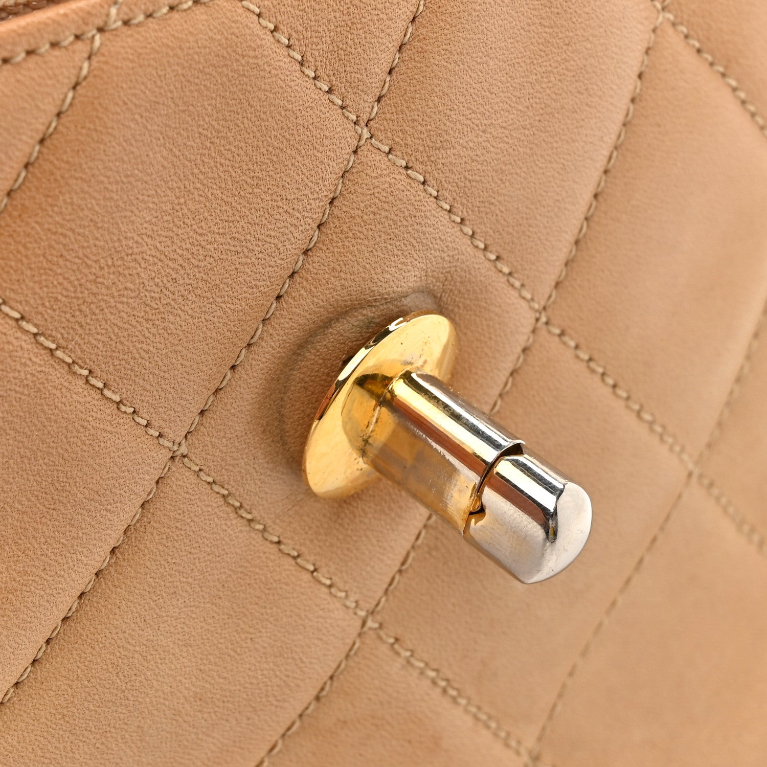 Chanel Lambskin Quilted Flap Waist Belt Bag 65 26 Beige 13 of 19