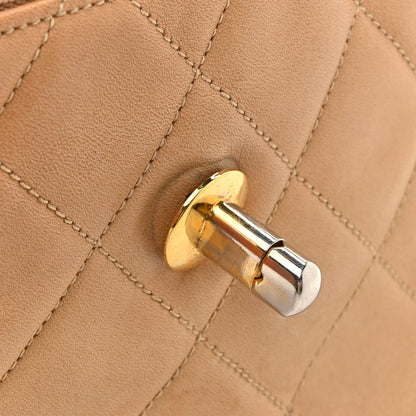 Chanel Lambskin Quilted Flap Waist Belt Bag 65 26 Beige 13 of 19