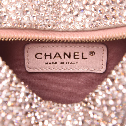 Chanel Crystal Strass Mini Hamptons Hobo Pink 6 of 9