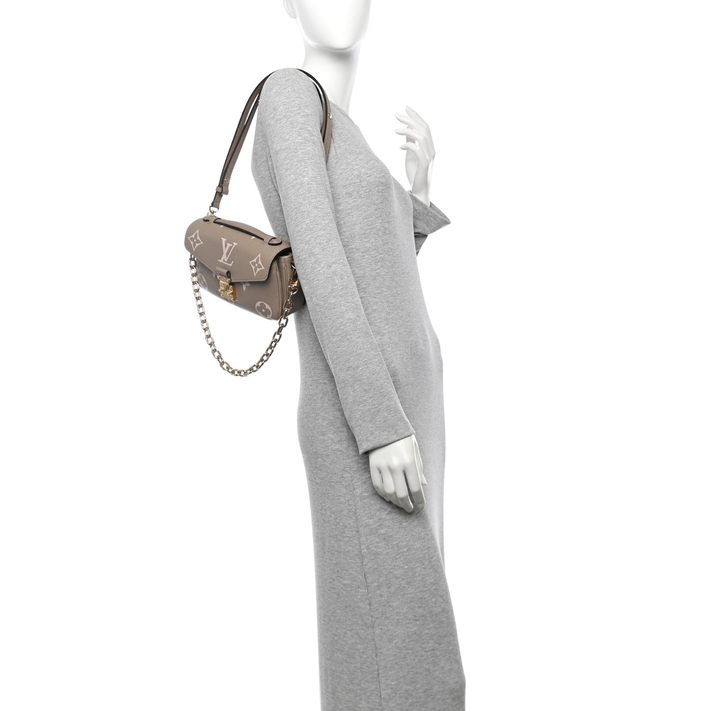 Empreinte Monogram Giant Pochette Metis East West Tourterelle Creme