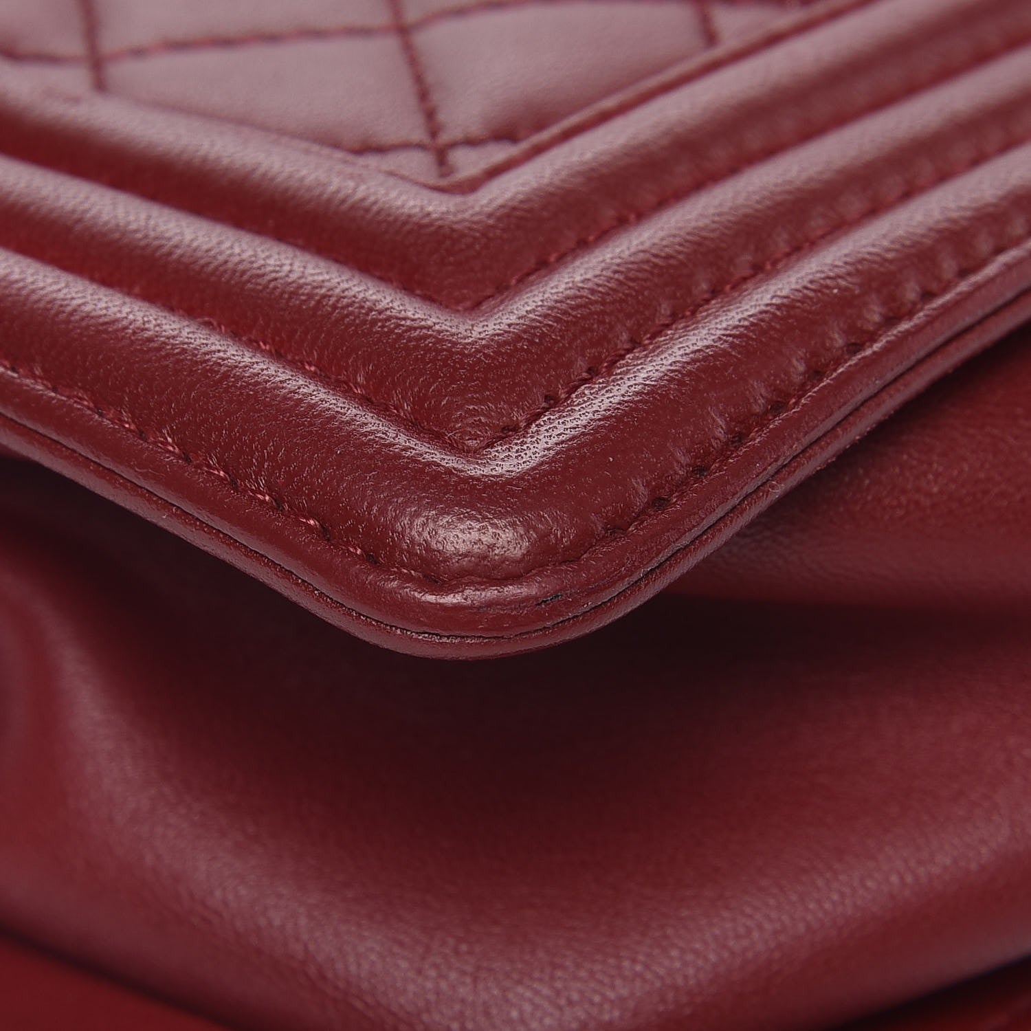 Chanel Lambskin Quilted New Medium Boy Flap Red 13 of 15