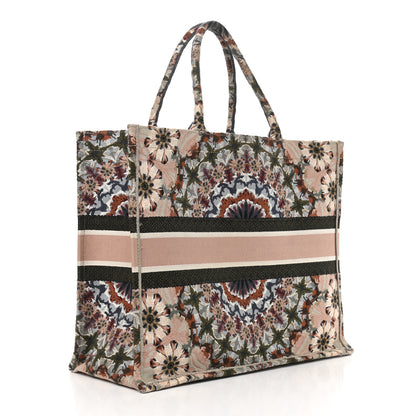 Christian Dior Canvas Embroidered Large KaleiDioroscopic Book Tote Multicolor 3 of 10