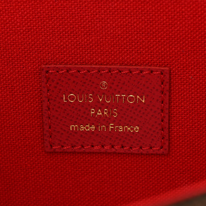 Louis Vuitton Damier Ebene Pochette Felicie Chain Wallet 7 of 10