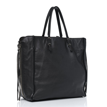 Balenciaga Veau Papier A5 Zip Around Tote Gris Fossile 2 of 18