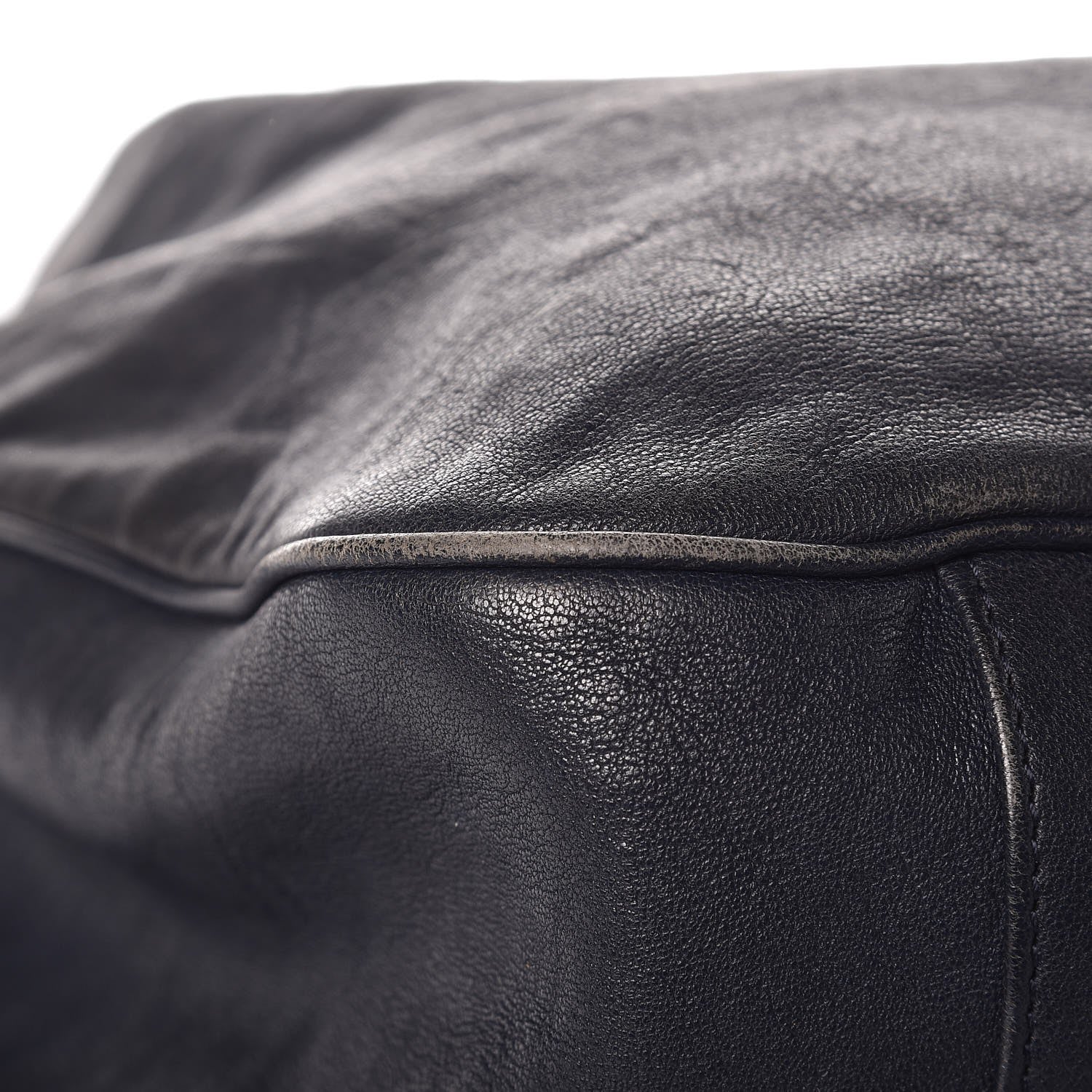 Saint Laurent Goatskin Large Roady Hobo Navy 8 of 11