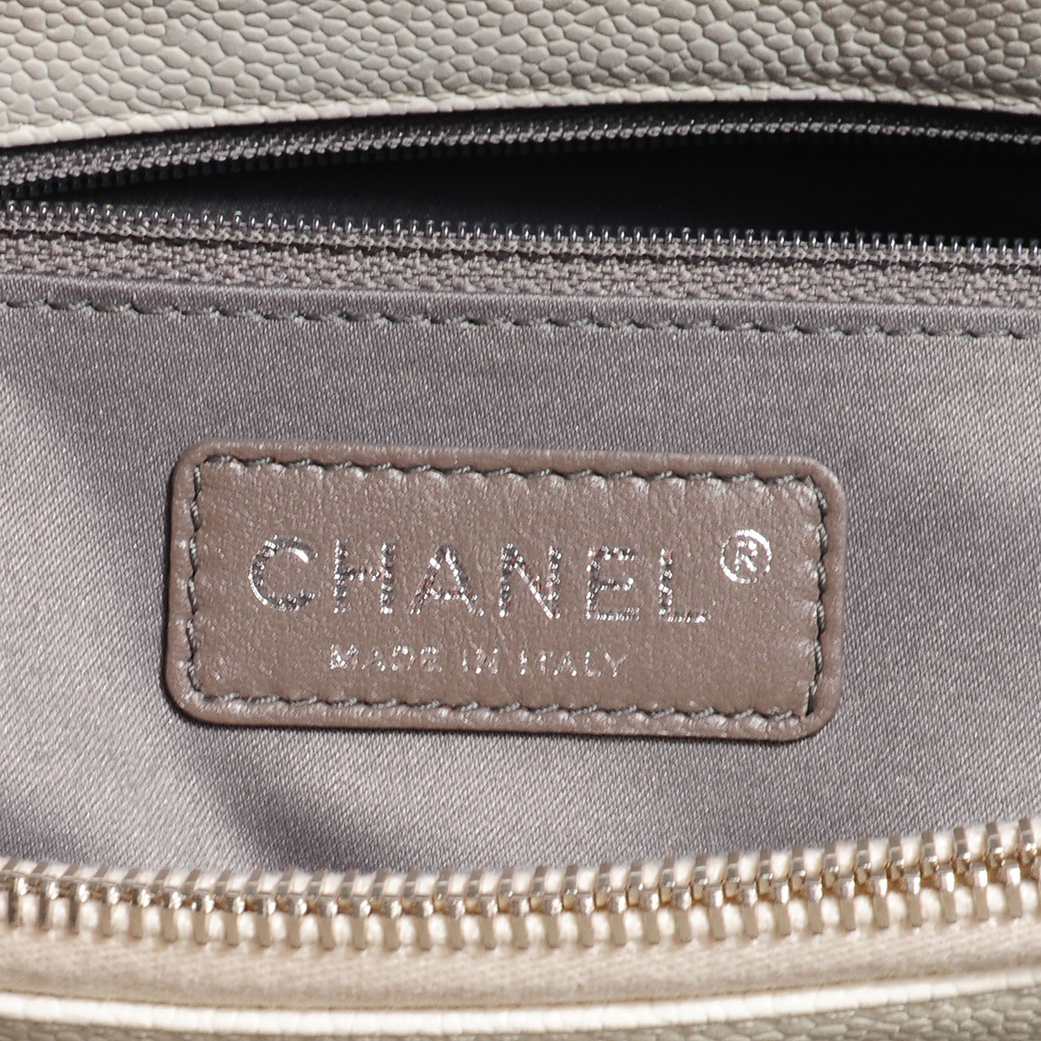Chanel Caviar Quilted Grand Shopping Tote GST White 7 of 8