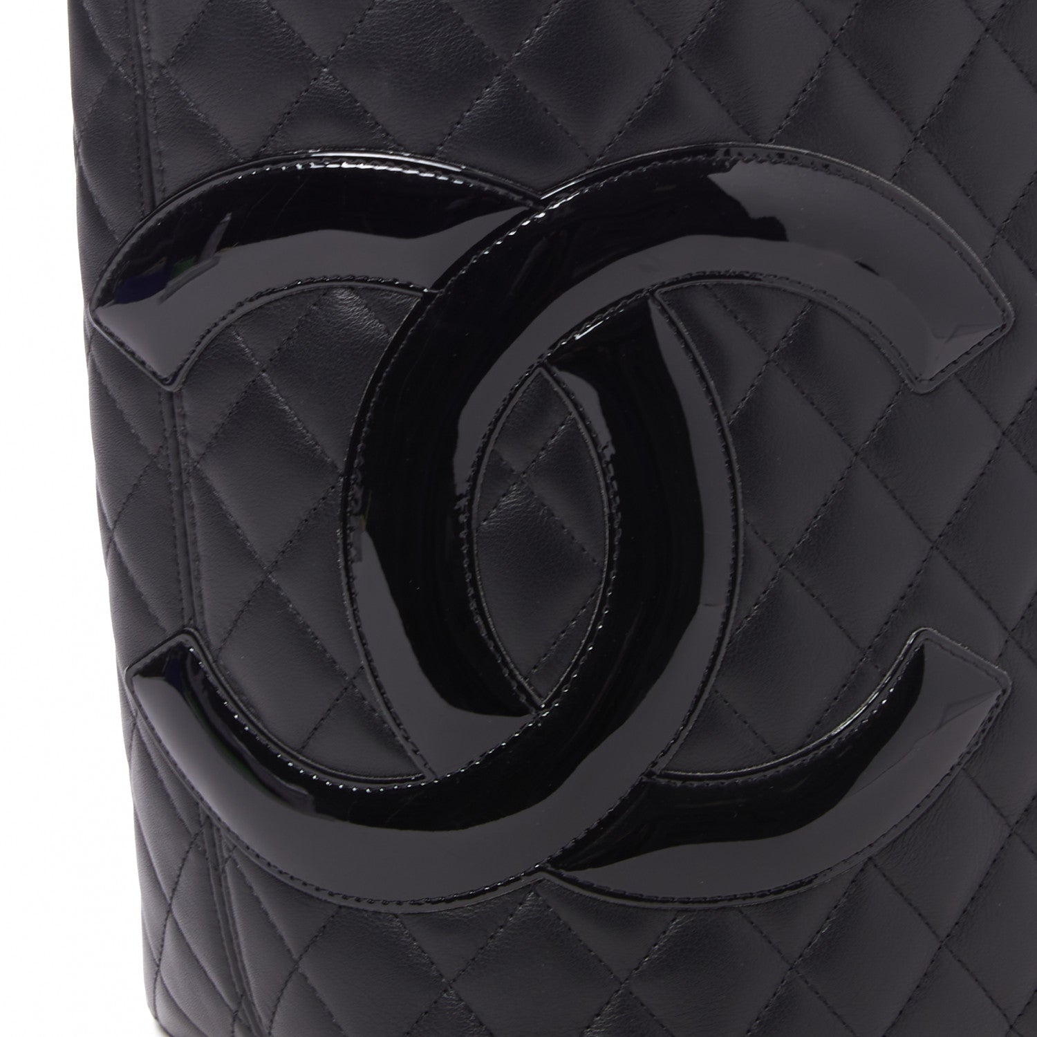 Chanel Calfskin Quilted Large Cambon Tote Black 7 of 9