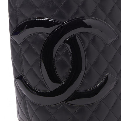 Chanel Calfskin Quilted Large Cambon Tote Black 7 of 9