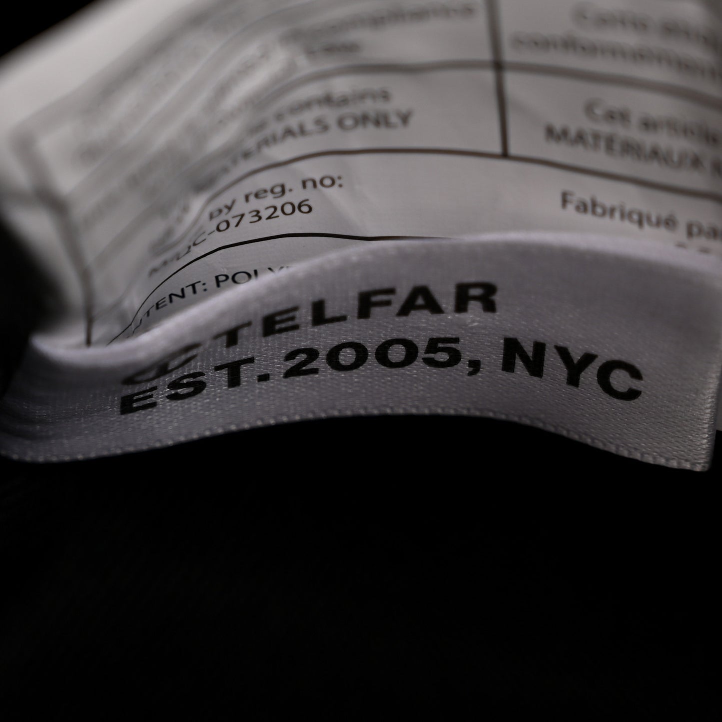 Nylon Small Puff Shopping Bag Black