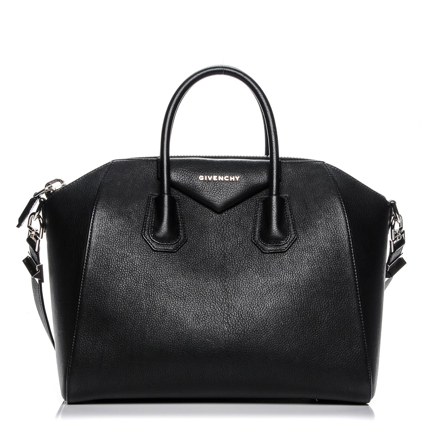 Sugar Goatskin Medium Antigona Black