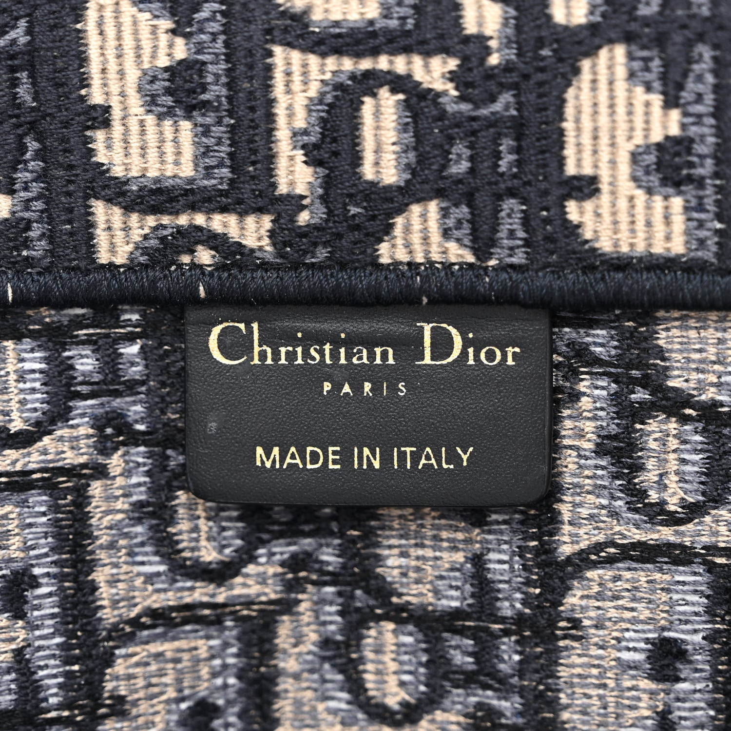 Christian Dior Oblique Medium Book Tote Blue Multicolor 6 of 10