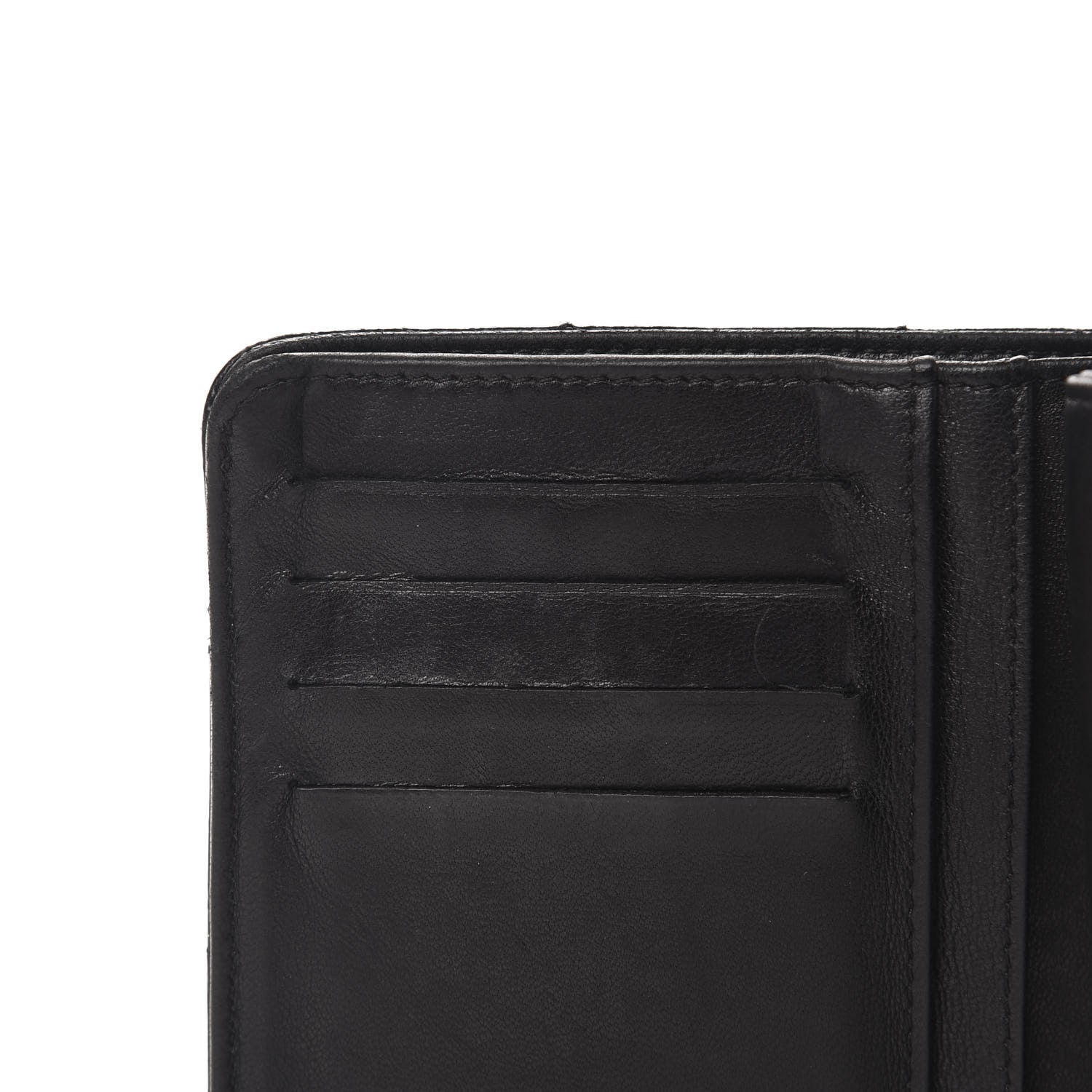 Chanel Patent Caviar CC Compact French Flap Wallet Black 11 of 13