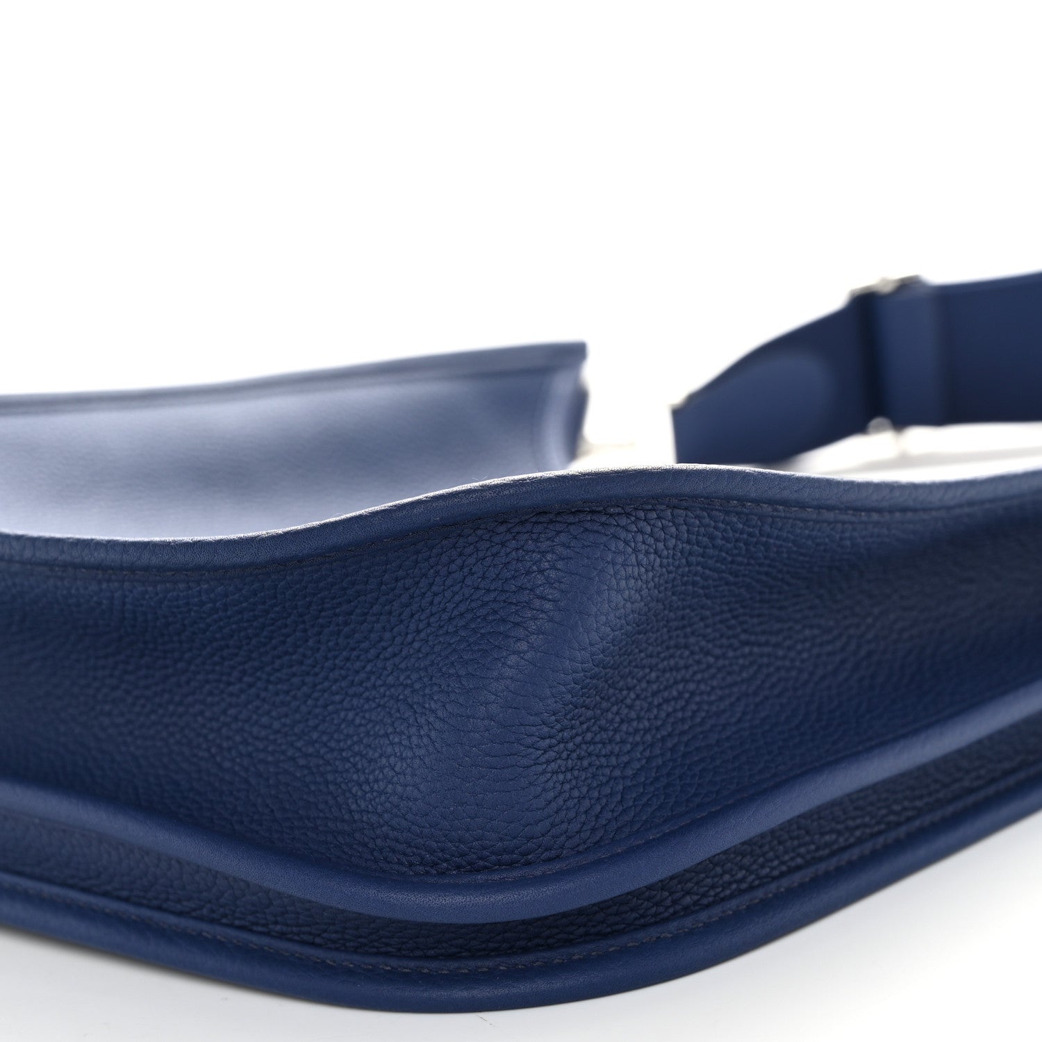 Hermes Taurillon Clemence Evelyne III PM Bleu Saphir 10 of 11