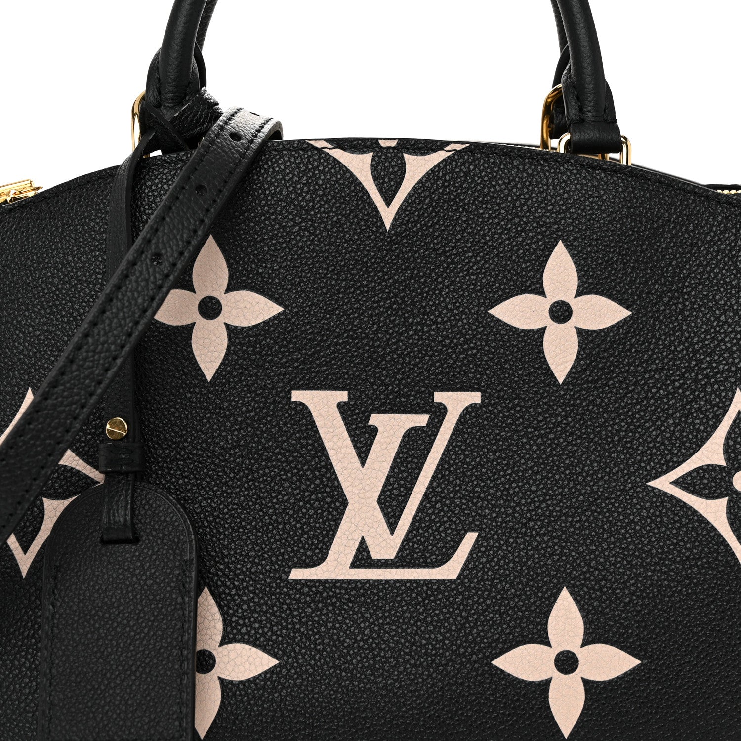 Louis Vuitton Empreinte Monogram Giant Petit Palais Black Beige 8 of 10