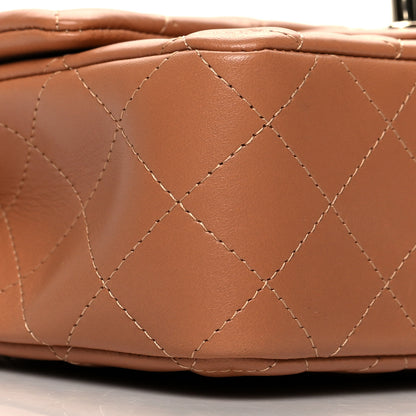 Chanel Lambskin Quilted Mini Rectangular Flap Brown 8 of 10