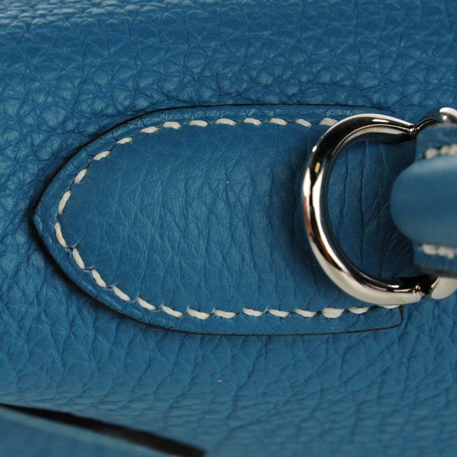 Hermes Togo Kelly Retourne 35 Blue Jean 16 of 20