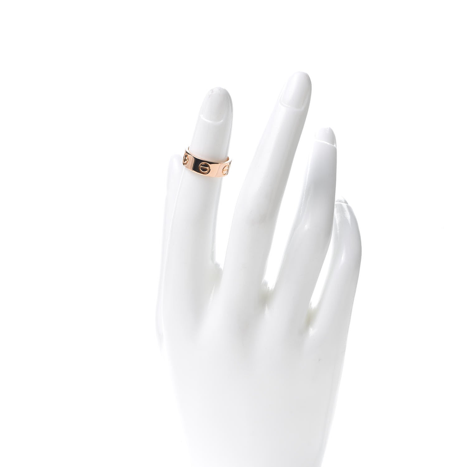 Cartier 18K Pink Gold 5.5mm LOVE Ring 45 3.25 2 of 4