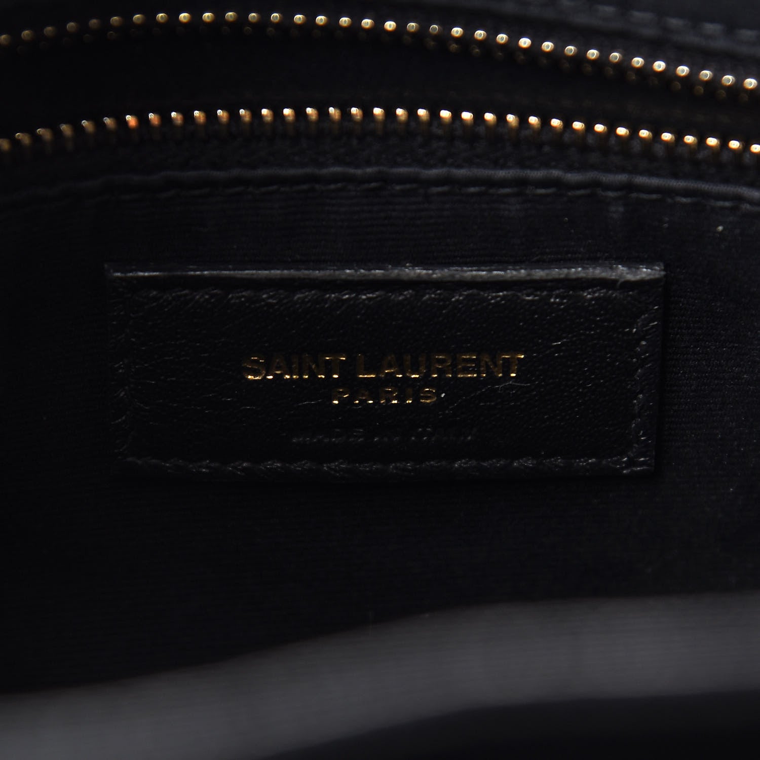 Saint Laurent Grain De Poudre Matelasse Chevron Medium Tribeca Shopping Bag Black 6 of 9