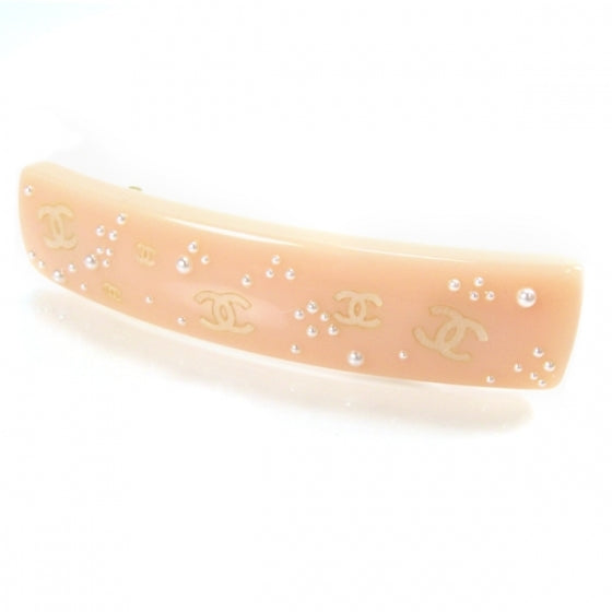 Pearl CC Hair Clip Barrette Pink