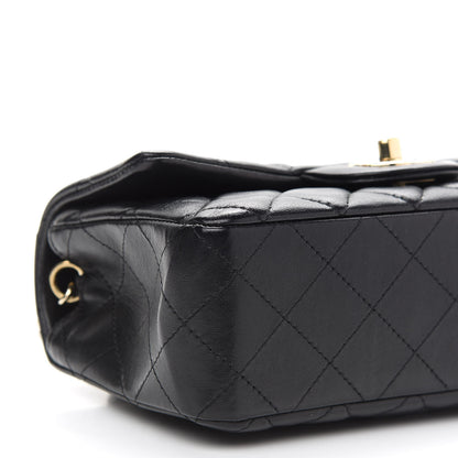 Chanel Lambskin Quilted Mini Rectangular Flap Black 9 of 10