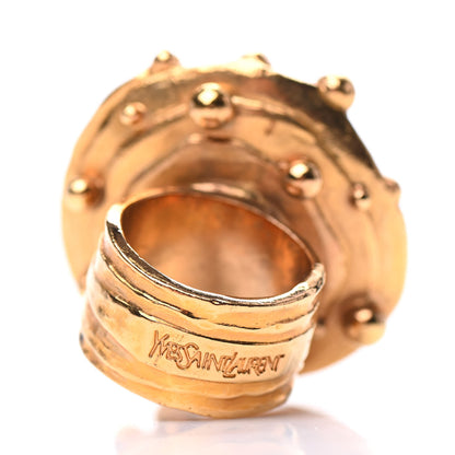 Saint Laurent Spiral Ring 7 Gold 4 of 4