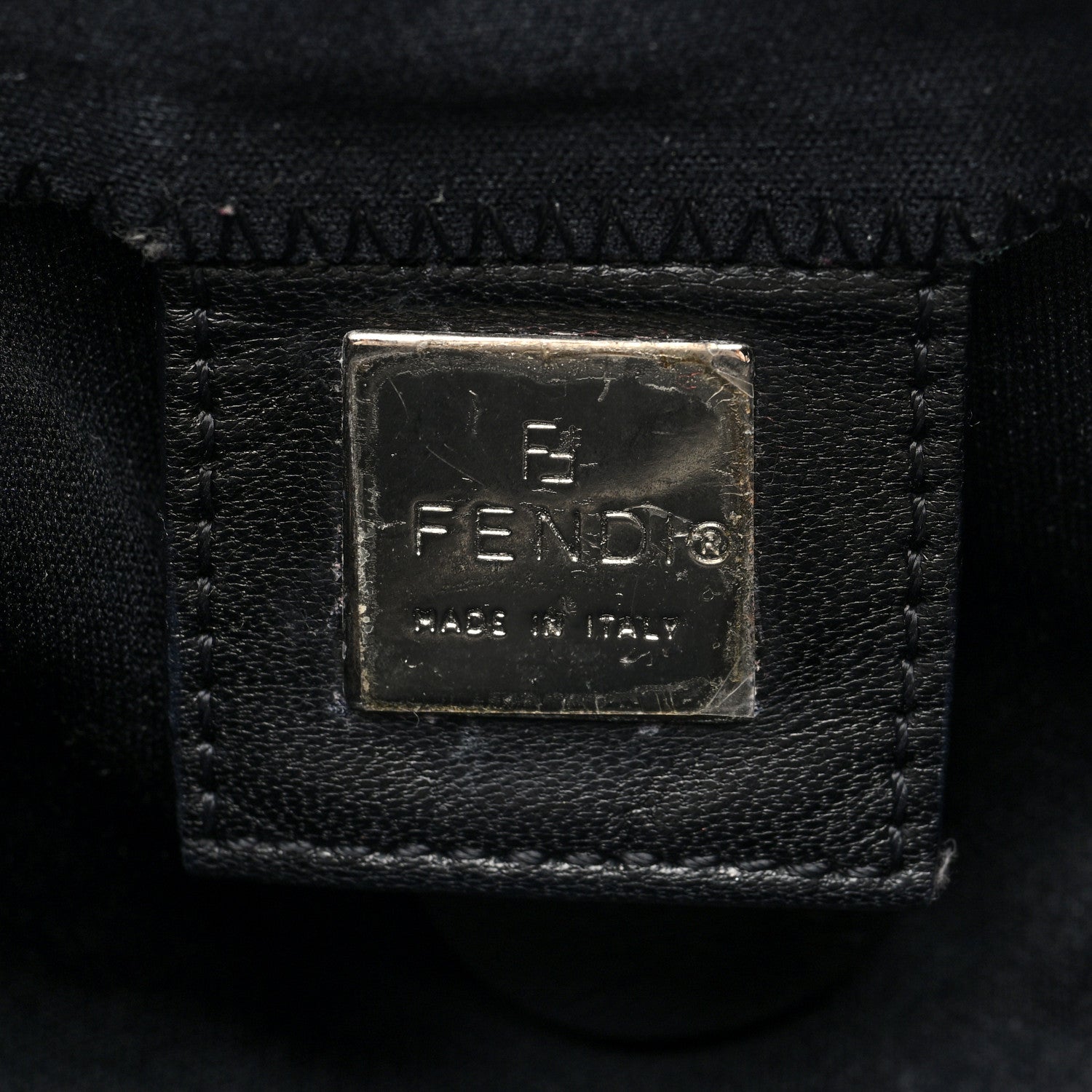 Fendi Neoprene Baguette Black 6 of 9