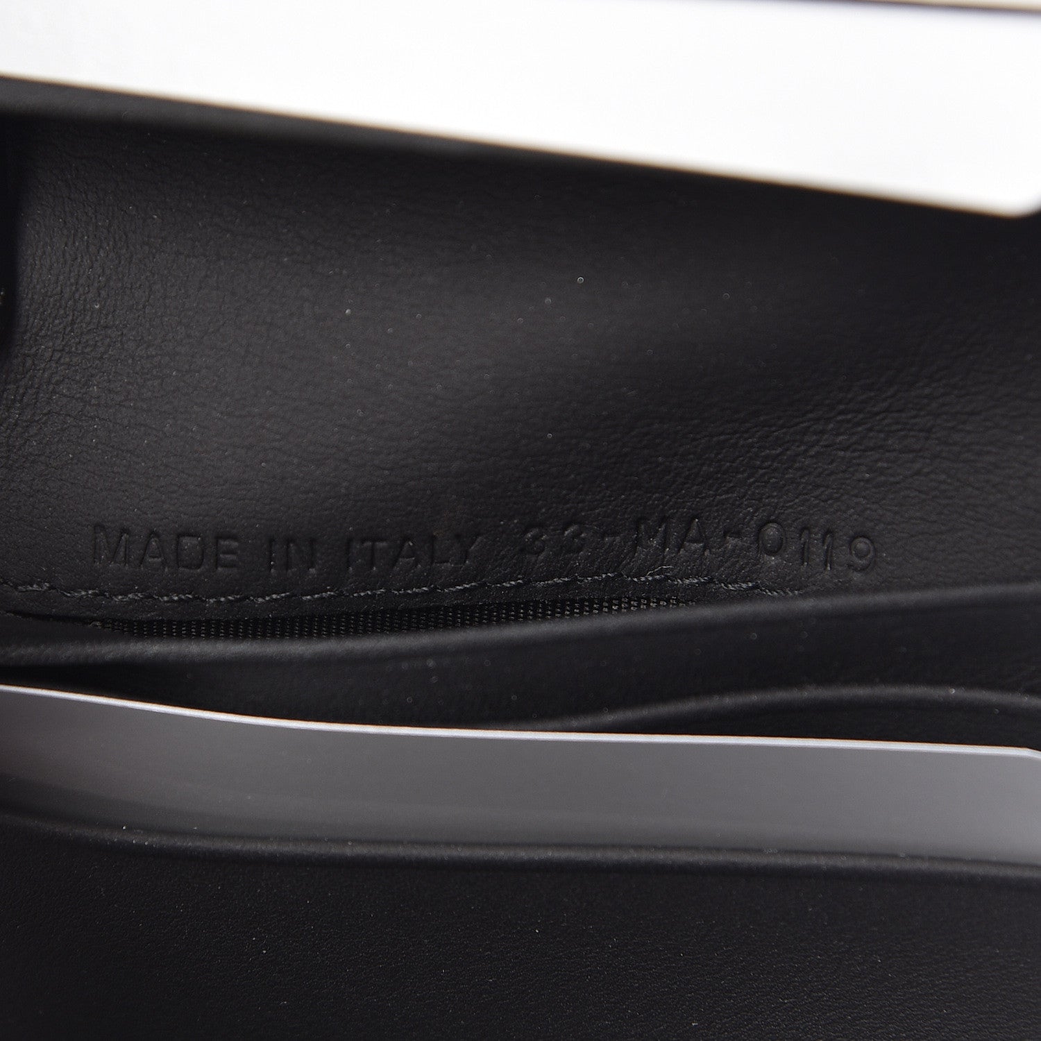 Christian Dior Ultra Matte Calfskin Saddle Card Holder Black 8 of 8