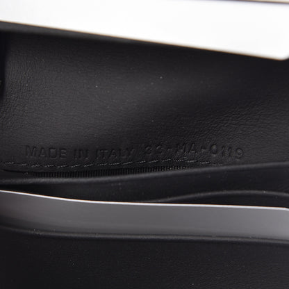 Christian Dior Ultra Matte Calfskin Saddle Card Holder Black 8 of 8