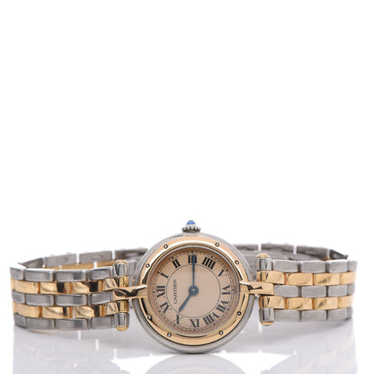 Cartier Stainless Steel 18K Yellow Gold 24mm Panthere Vendome Quartz Watch 3 of 7