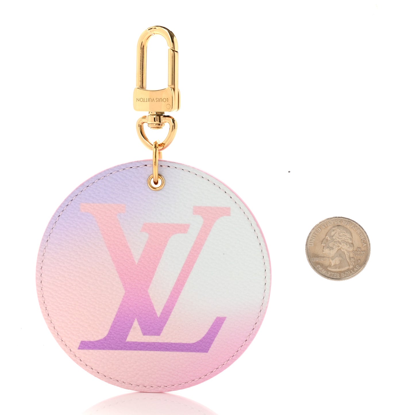 Monogram Giant Spring In The City Bag Charm Key Holder Sunrise Pastel