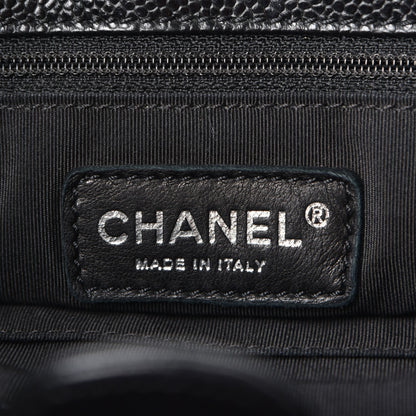 Chanel Caviar Quilted Petit Shopping Tote PST Black 6 of 8