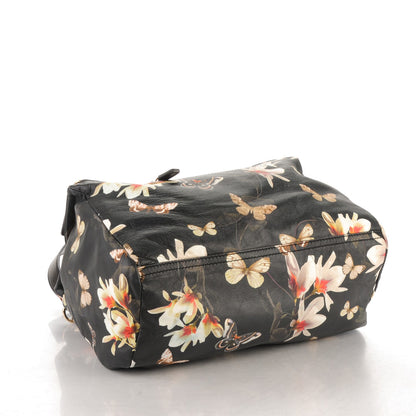 Givenchy Lambskin Magnolia and Moth Print Medium Pandora Black 4 of 7