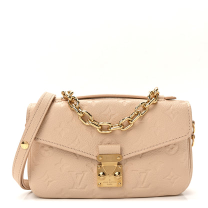 Louis Vuitton Empreinte Pochette Metis East West Sand 1 of 10