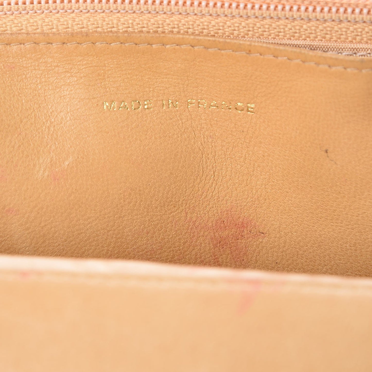 Caviar Timeless CC Wallet On Chain WOC Beige