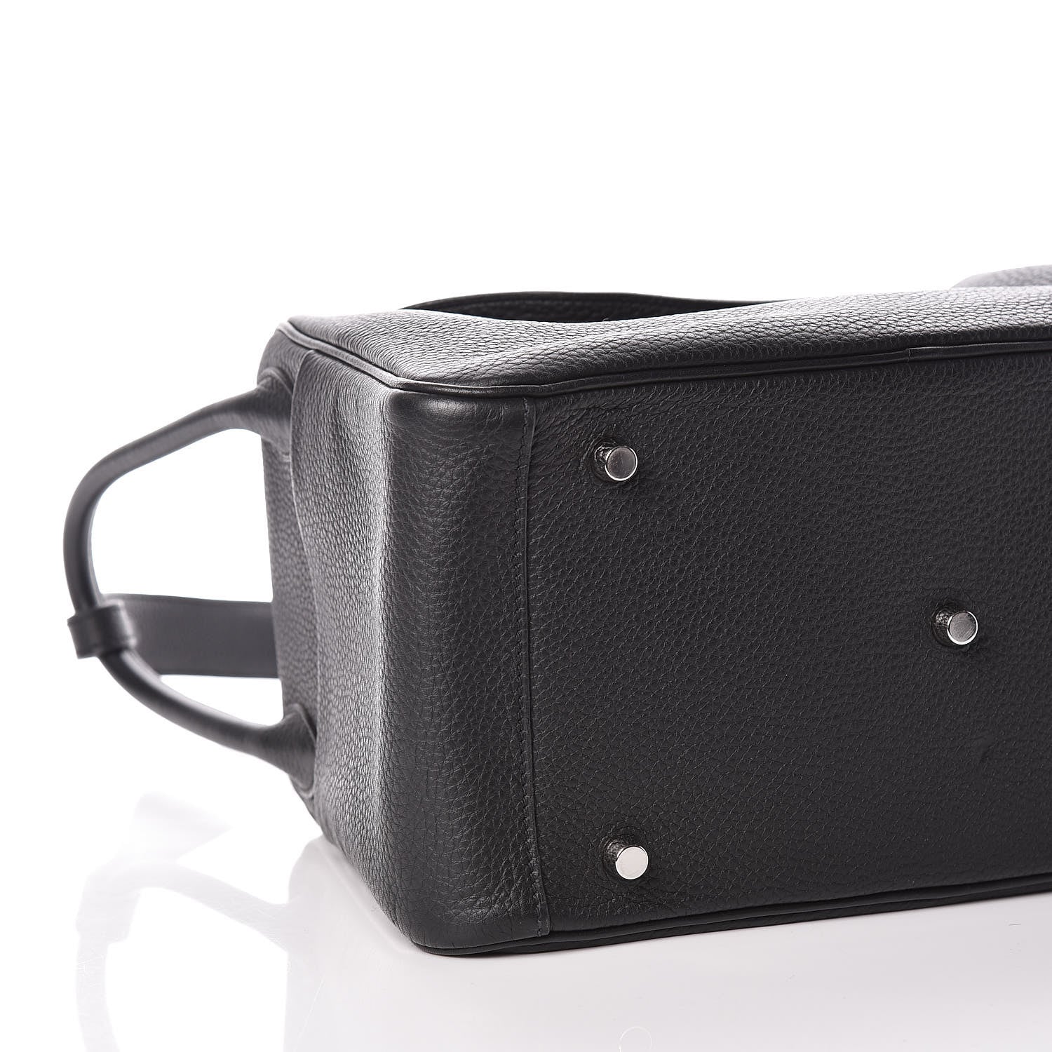 Hermes Taurillon Clemence Lindy 30 Black 5 of 14