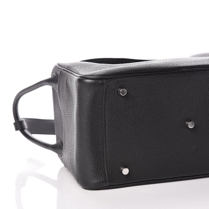 Hermes Taurillon Clemence Lindy 30 Black 5 of 14