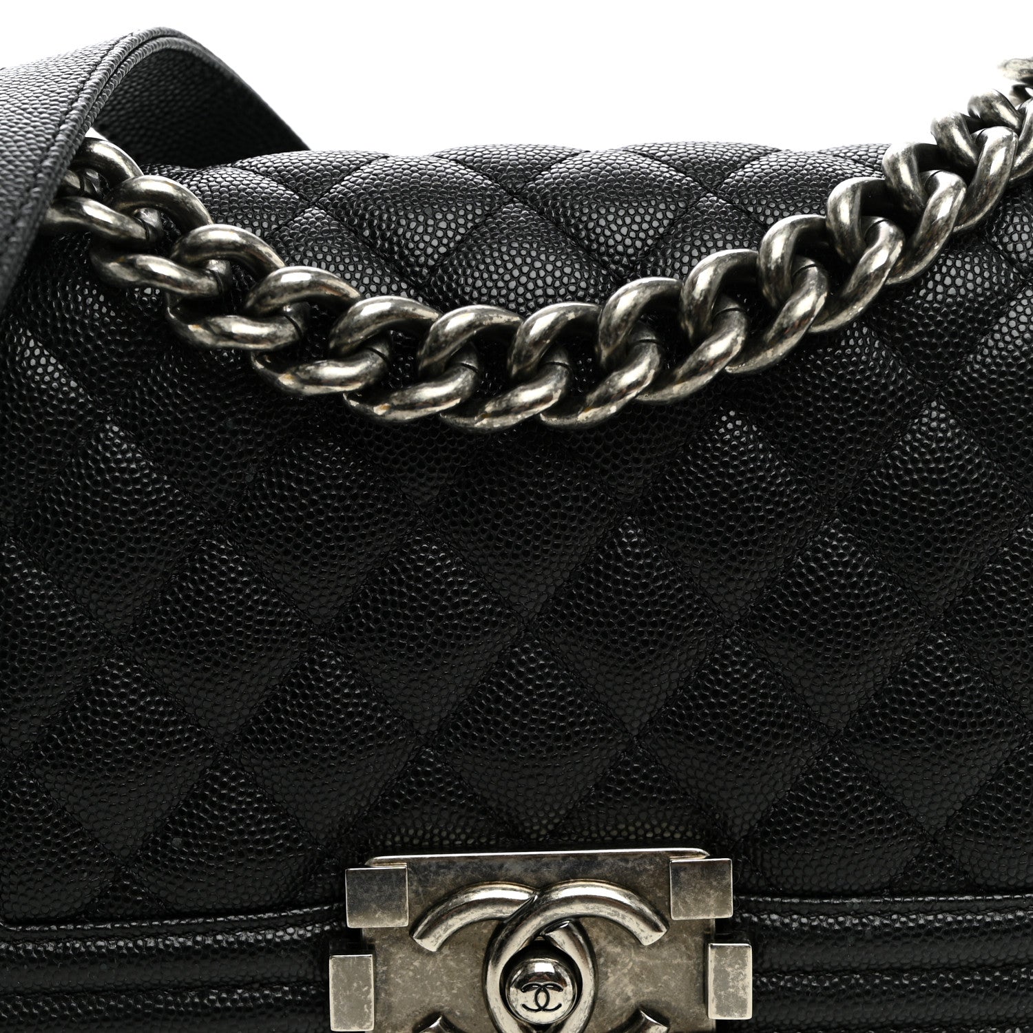 Chanel Caviar Quilted Small Boy Flap Black 7 of 9