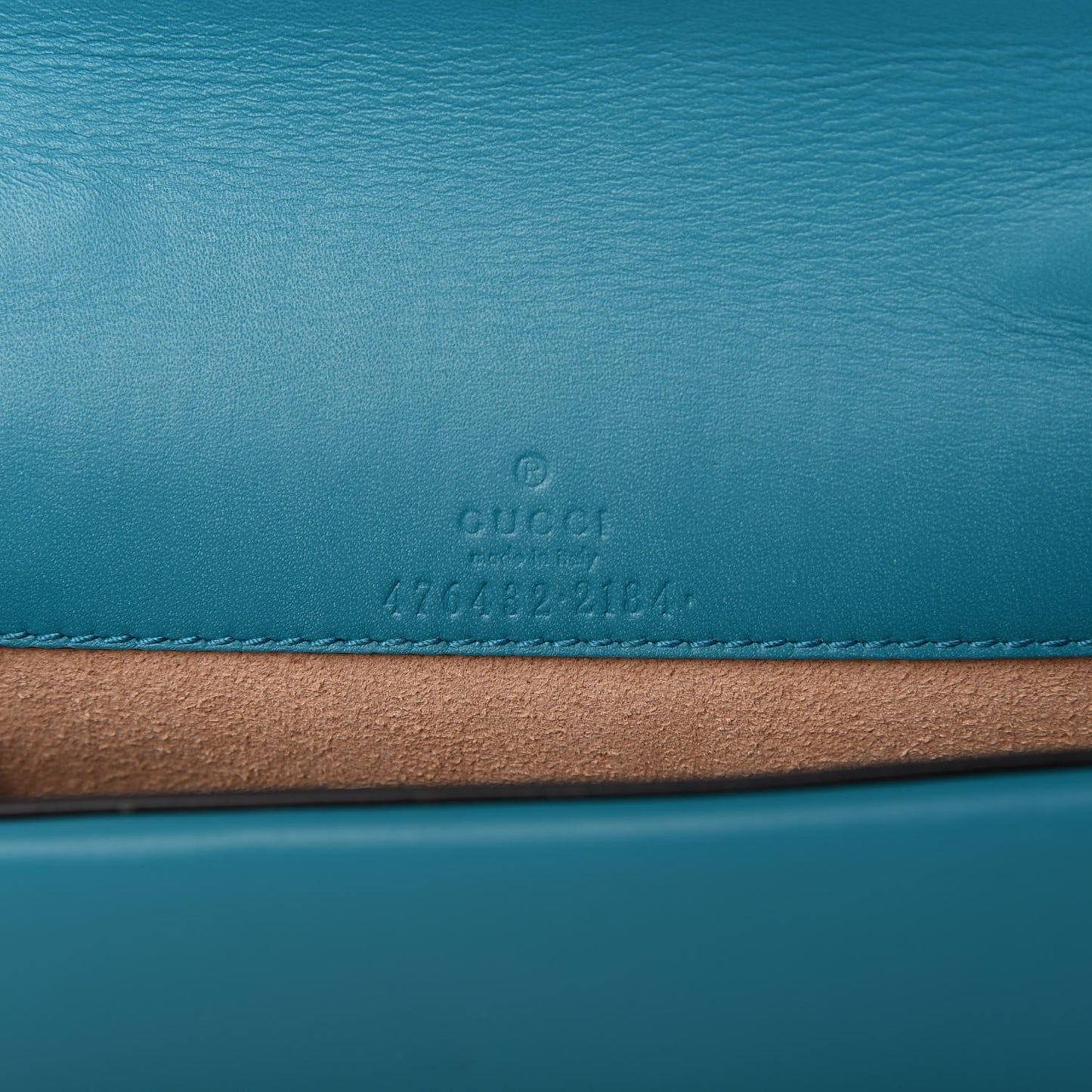 Velvet Super Mini Dionysus Shoulder Bag Pavone Cyan