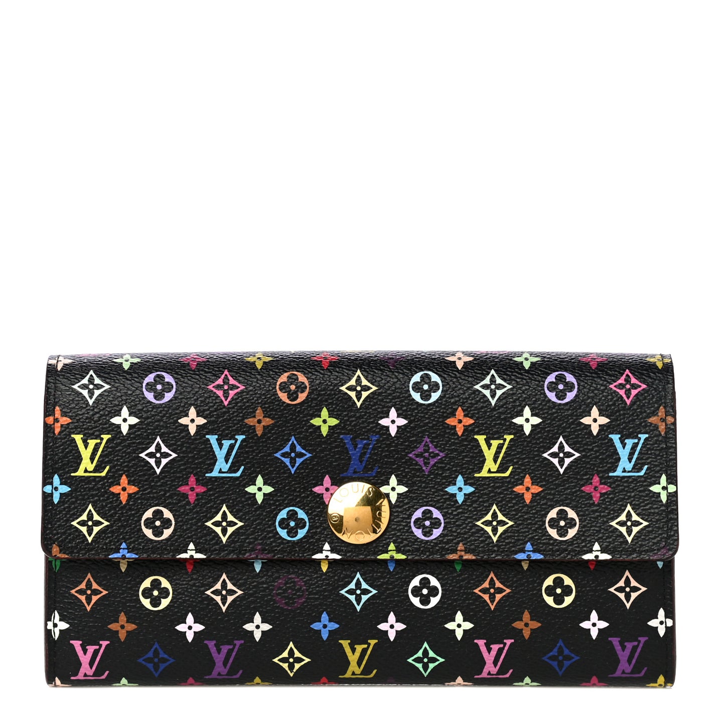 Monogram Multicolor Sarah Wallet Black Grenade