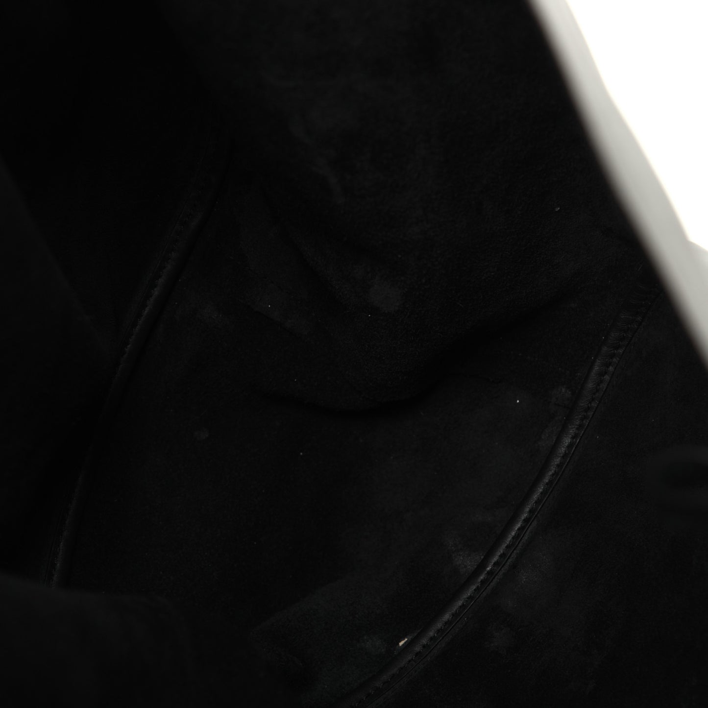 Calfskin XL Ruched Tote Black