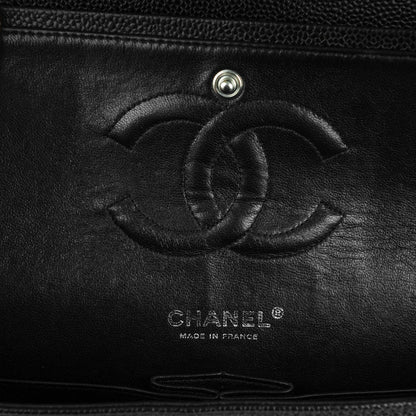 Chanel Caviar Quilted Medium Double Flap Black 7 of 8
