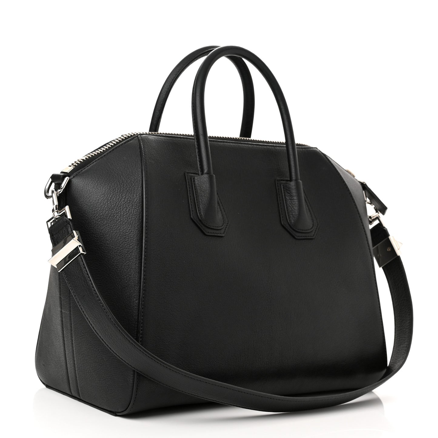 Sugar Goatskin Medium Antigona Black