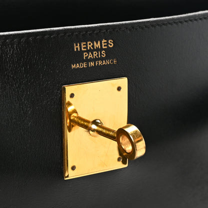 Hermes Box Kelly Retourne 35 Black 6 of 12