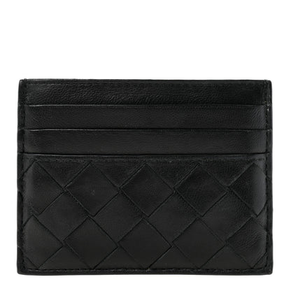 Bottega Veneta Nappa Intrecciato Card Holder Black 1 of 7