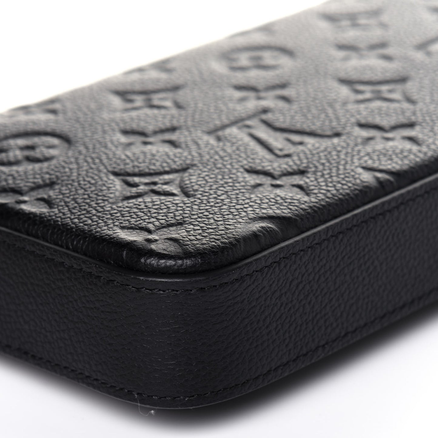 Empreinte Pochette Felicie Chain Wallet Black