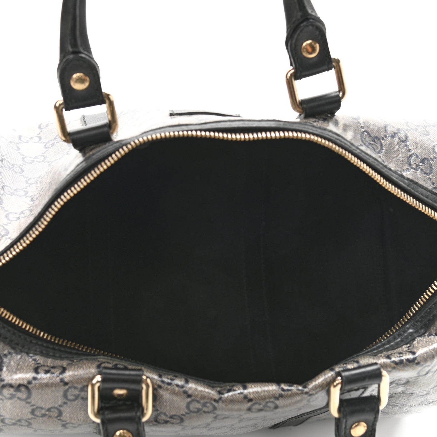 Crystal Monogram Medium Joy Boston Black
