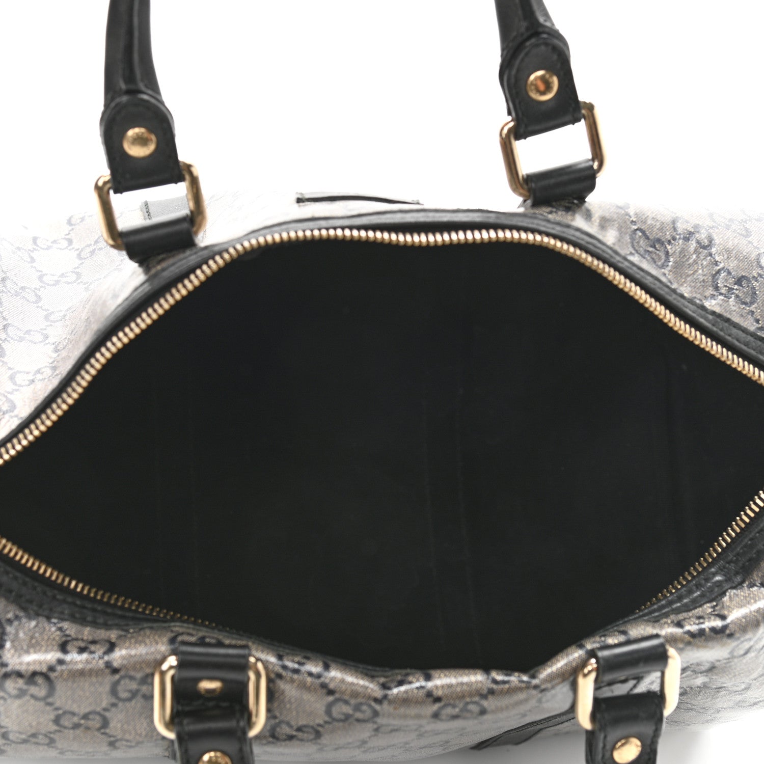 Gucci Crystal Monogram Medium Joy Boston Black 5 of 10