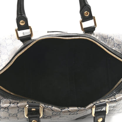 Gucci Crystal Monogram Medium Joy Boston Black 5 of 10