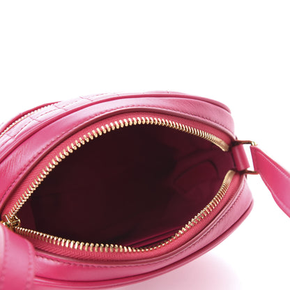 Celine Calfskin Quilted Small C Charm Bag Pink 5 of 10